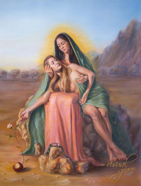 Lesbian pieta